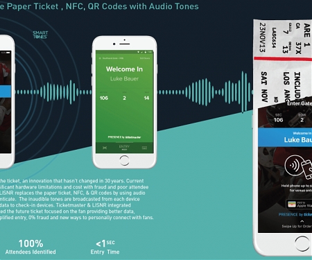 (Video) Ticketmaster will Soon Admit You to Events Using Audio Data Transmitted from Your Phone