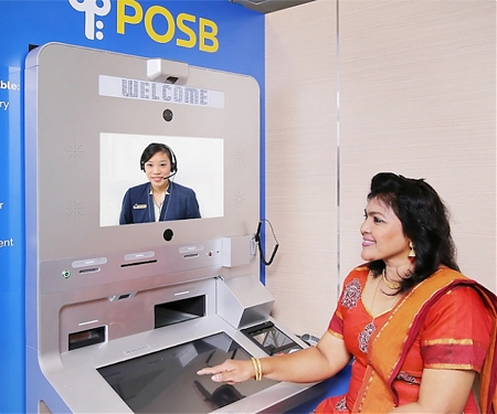 ATMs Expand Services Via Live Video Chat with Bank Teller - POSB Bank
