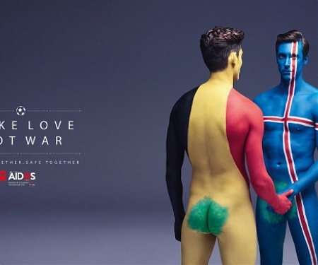 Euro 2016 Foes Spread the Love, Not HIV, in Risqué French AIDS Awareness Ads