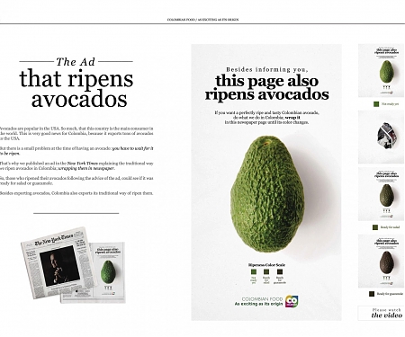 Avoca-Don’t Dispose This Brilliant Print Ad That Ripens The Fruit For You