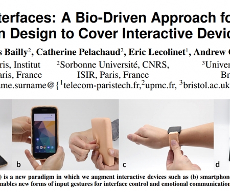 (Paper) A Mobile Device Covered with Human Skin ? Skin-On Interfaces