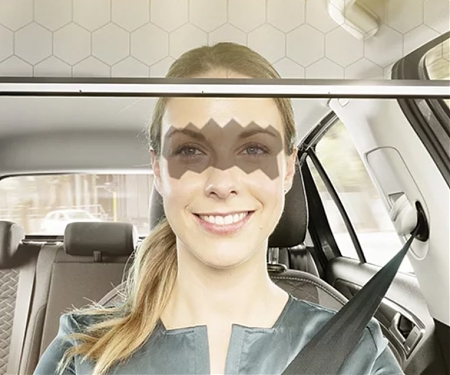 CES 2020 - Bosch's LCD Car Visor Only Blocks Your View of the Road Where the Sun Is In Your Eyes