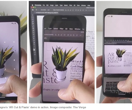 (Video) AR Experiment Uses AI to Cut and Paste Real-World Things Into Photoshop