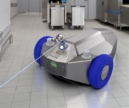 Fraunhofer - Production Line-Cleaning Robot Learns on the Job