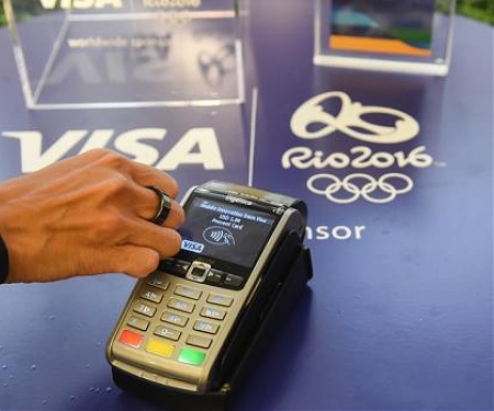 Olympic Athletes will Sport Visa's New Payment Ring in Rio
