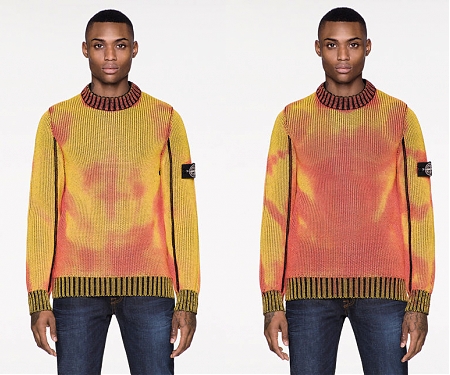 Stone Island's 'Ice Knit' Changes Color in the Cold