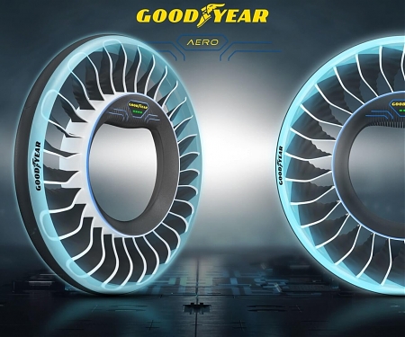(Video) Goodyear Designed a Tire That could Help Cars Fly - Aero Tire