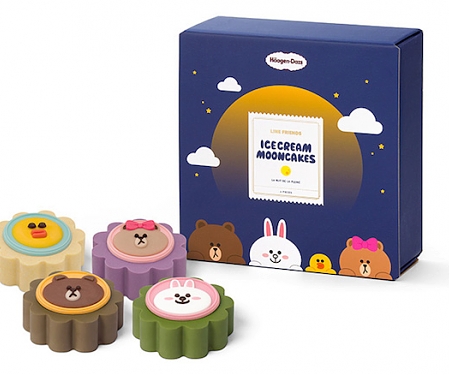 Häagen-Dazs Introduces Adorable LINE FRIENDS Mooncakes