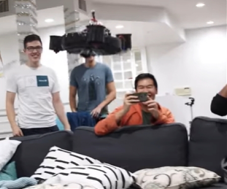 (Video) The Flying Roomba is Here to Scare Your Pets