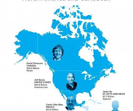 Mapping the Richest People in the World 2017
