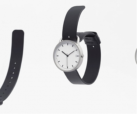This Watch by Nendo Fuses Timepiece and Buckle Into One Single Element