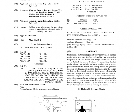 (PDF) Amazon Patents a Mirror That Dresses You in Virtual Clothes