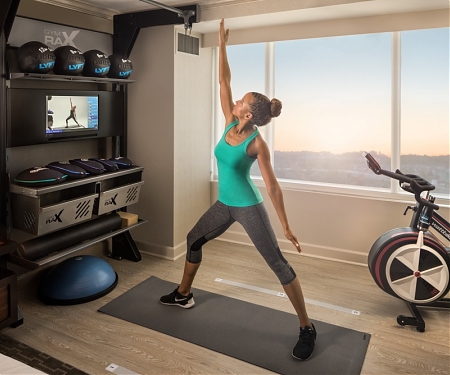 Hilton Brings The Gym Into The Hotel Room - Five Feet to Fitness
