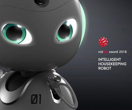 A Winner of the 2018 Red Dot Design Concept Award - Intelligent Housekeeping Robot