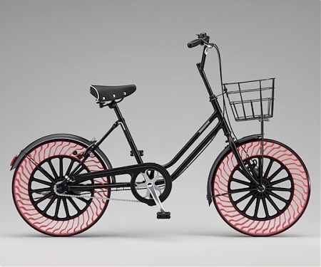 Bridgestone Announces Airless Tires for Bicycles