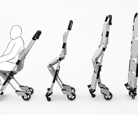 Scoop Stretcher Can Transform to a Lightweight Wheelchair in Seconds