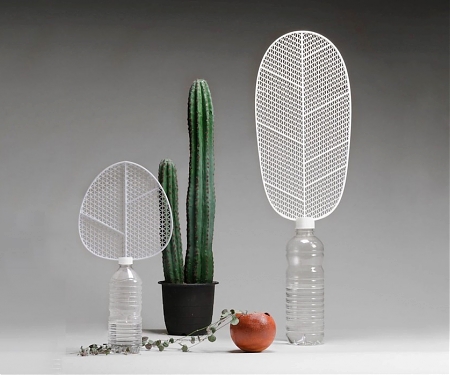 This Leaf-Shaped Bottle Cap Collects Atmospheric Moisture, Turning It Into Drinking Water