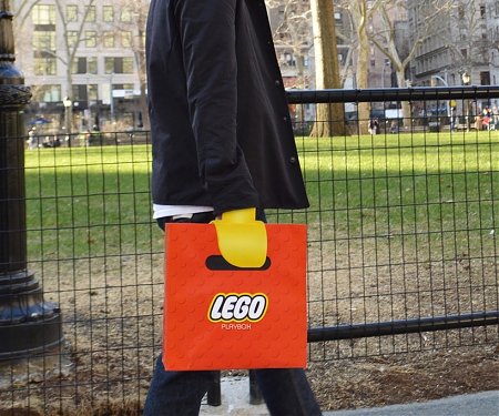 This Shopping Bag Turns Human Hands Into LEGO Claws