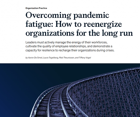 (PDF) Mckinsey - Overcoming Pandemic Fatigue: How to Reenergize Organizations