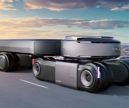 This Autonomous Tesla HGV Brings Ultra-Futurism to Elon’s Semi Dreams