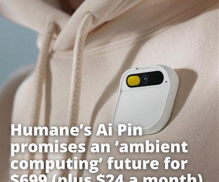 (Video) Humane’s Ai Pin Promises an ‘Ambient Computing’ Future for $699