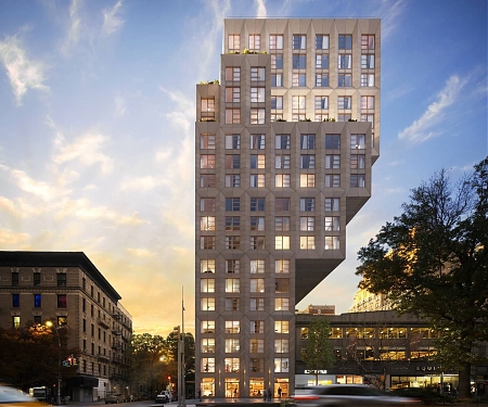 This Condo Adopts a Cantilevered Design for More Residential Space