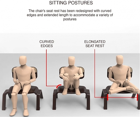 The Sit’n’Switch Concept - Stackable Chair Concept Transforms Into a Desk for Space-Saving