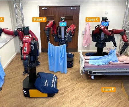(Paper) Robotic Nurse Can Dress a Mannequin in a Hospital Gown