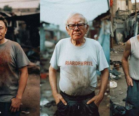 AI Artist Reimagines How World’s Wealthiest Would Look If They Were Poor