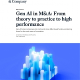 (PDF) Mckinsey - Gen AI In M&A : From Theory To Practice To High Performance