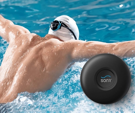 Unique Bone-Conducting Wearable Allows Swimmers to Listen to Music Underwater