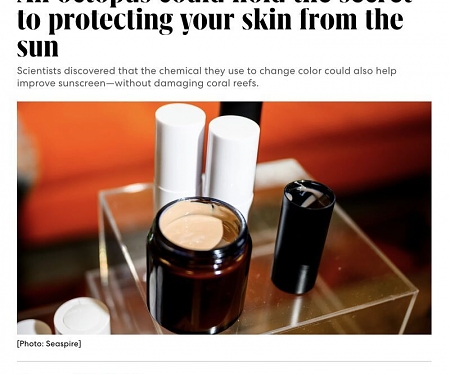 Octopus and Squid Pigments Enhance Sunscreen Without Harming The Environment