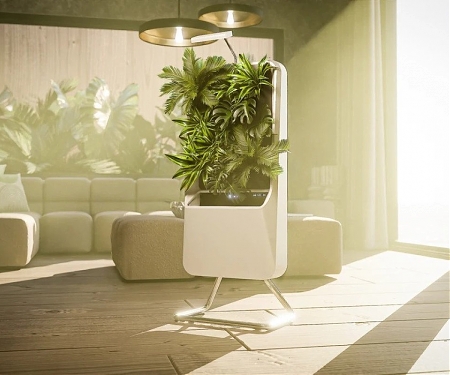 (Video) This Hydroponic Smart Garden Mounts on Your Wall to Remove the Air Pollutants