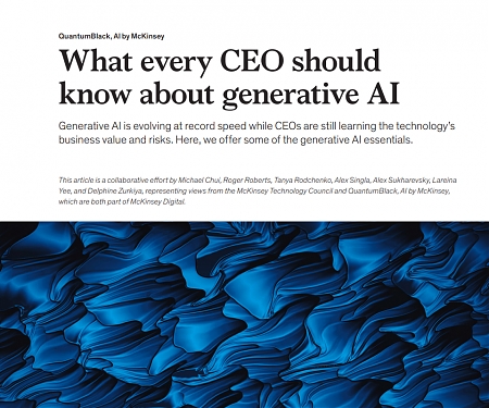 (PDF) Mckinsey - What Every CEO Should Know About Generative AI