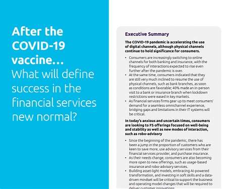 (PDF) Capgemini - COVID-19 Vaccine and New Normal in The Financial Services