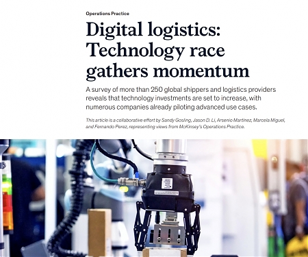 (PDF) Mckinsey - Digital Logistics : Technology Race Gathers Momentum