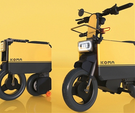 (CES 2023) Tiny E-Bike With ‘Transformers’ Roots Folds Into Box To Park By A Desk