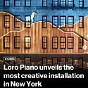 Loro Piana x Bergdorf Goodman Windows