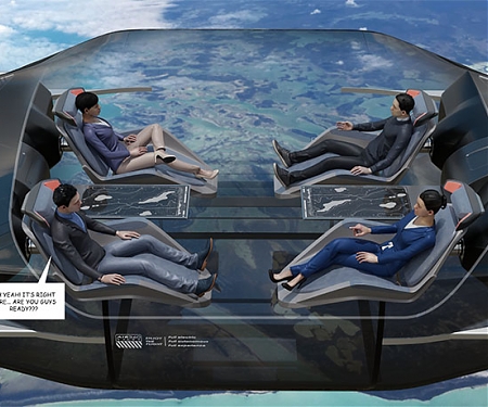 Futuristic Volvo Air 360 Concept Makes Flying Experience as Real as Possible