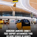 Shenzhen Airport, Meituan’s Delivery Robots Bring Meals to Passengers