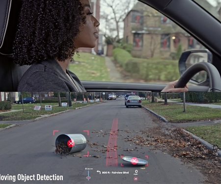 (Video) CES 2021 - Panasonic Automotive AI-Enhanced Augmented Reality Head-Up Display