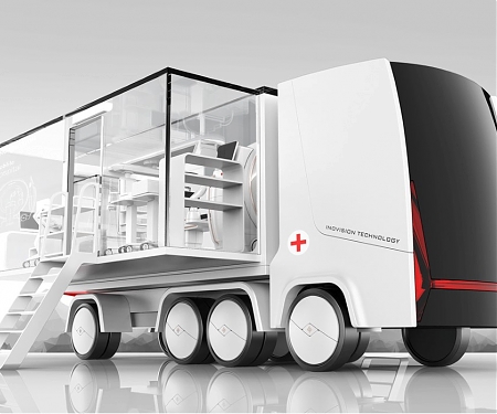 This Hospital-On-Wheels Can Travel to Critical Areas to Immediately Treat Patients and Victims