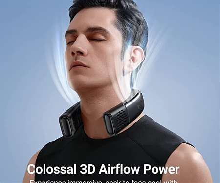 Futuristic Wearable Neck Fan - Torras Coolify2 Neck Cooler