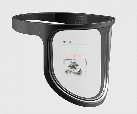 The Medisight : Air Purifying Face Shield + Smart Display Concept