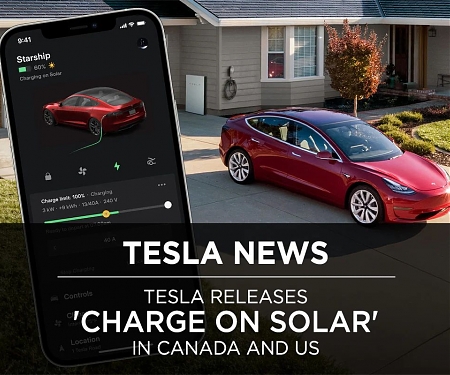 Tesla Launches ‘Charge on Solar’ to Charge Your Cars with Sunshine