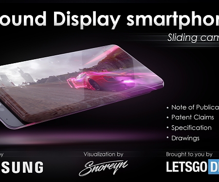 (Patent) Samsung Smartphone with Surround Display and Sliding Camera