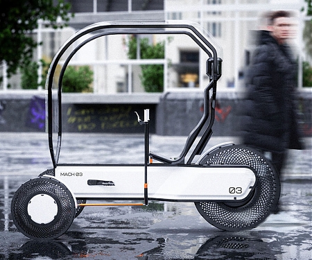 MACH 03 : Pedelec Trike for Renting for Urban Mobility