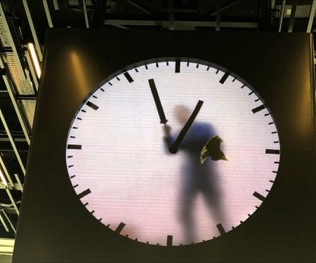 The Real Time Series are 12-Hour Films of Performances Indicating The Time