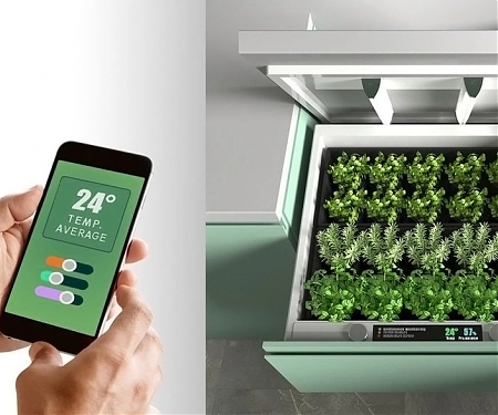 This Herb Garden was Designed with Smart Monitoring Tech