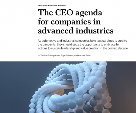 (PDF) Mckinsey - The CEO Agenda for Companies in Advanced Industries